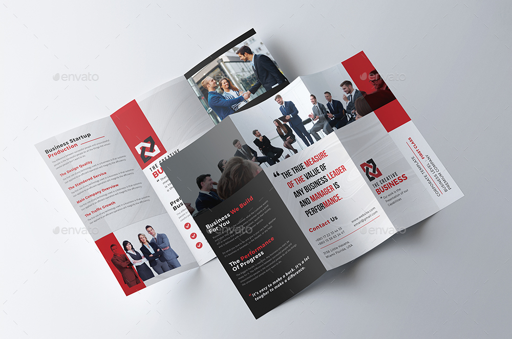 Bespoke Corporate Tri-Fold Brochure, Print Templates | GraphicRiver