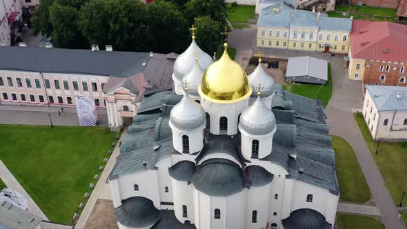 View of St. Sophia Cathedral from above.