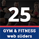 Gym and Fitness Multipurpose Banners - 25 Designs