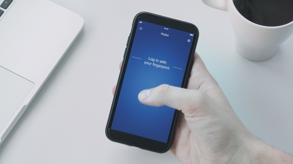 Log in Using Fingerprint To Cryptocurrency Wallet