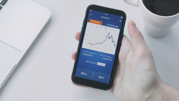 Selling Bitcoin Using Smartphone App