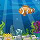 Cartoon Underwater Landscape - VideoHive Item for Sale