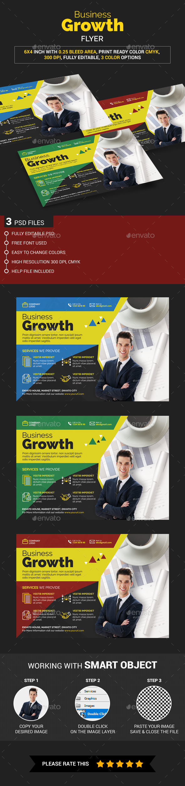 Business Growth Flyer - Corporate Brochures