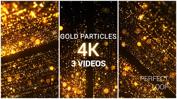 Epic Gold Particles Awards Stage