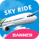 Sky Ride Travel HTML 5 Animated Google Banner