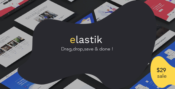 Elastik - AppSEOStartupSAAS - ThemeForest 22415192