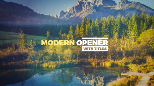 Modern Opener With - VideoHive 20501638