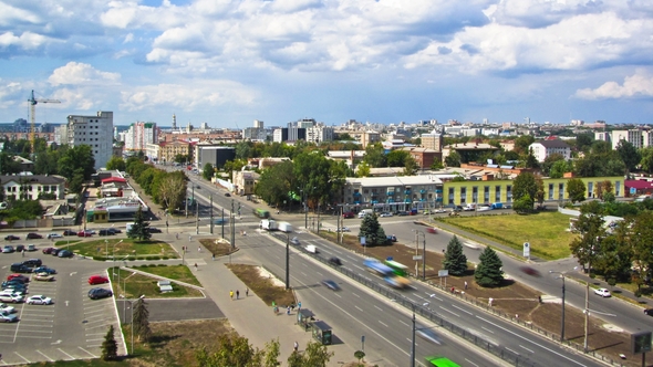 Kharkiv City From Above . Ukraine alt