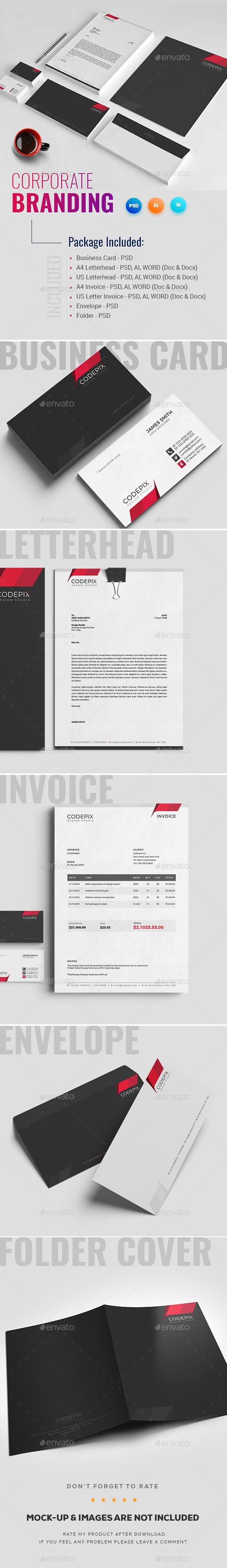 Corporate Identity - Stationery Print Templates