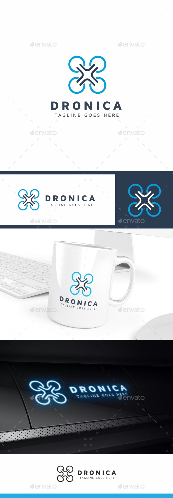 Drone Logo - Symbols Logo Templates