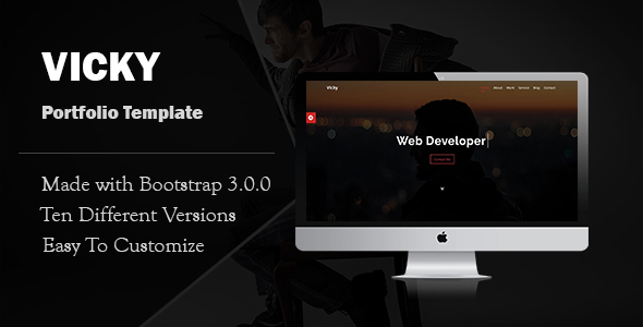 Vicky-Portfolio Template - ThemeForest 22301719