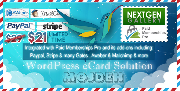 Mojdeh | WordPress Greeting / eCard / Postcard Plugin - CodeCanyon Item for Sale