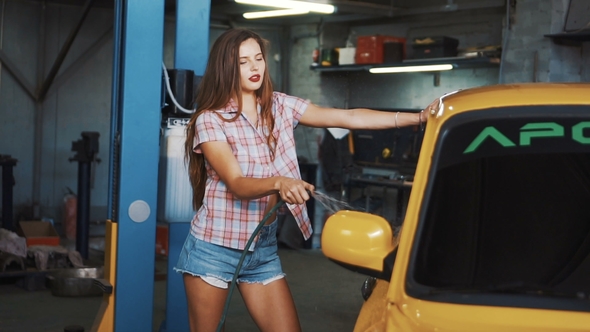 Girl Auto Mechanic