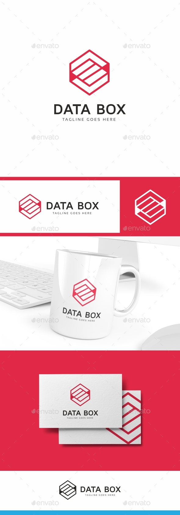 Server Box Logo Template - Symbols Logo Templates