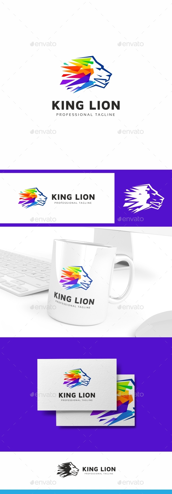 Lion Logo Template - Animals Logo Templates