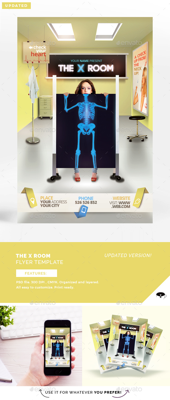 The X Room Flyer Template - Flyers Print Templates