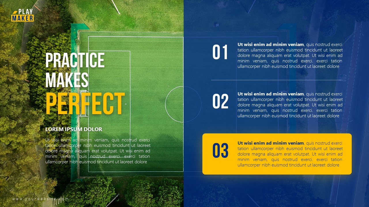 Playmaker Football Powerpoint Template, Presentation Templates