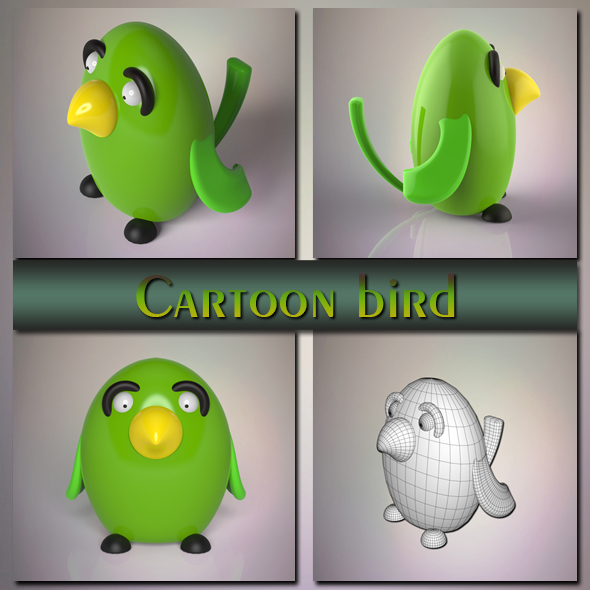Cartoon bird - 3Docean 22446859