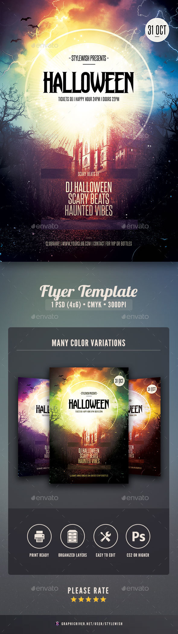 Halloween Flyer - Clubs & Parties Events