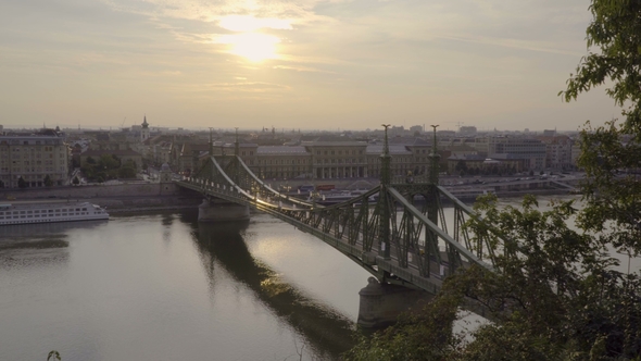 Liberty Bridge at Sunrise