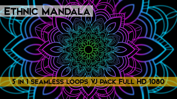 Ethnic Mandala VJ Loops