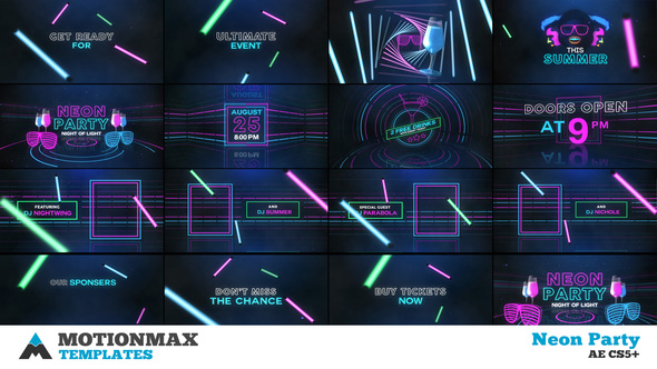 Neon Party - VideoHive 22450820