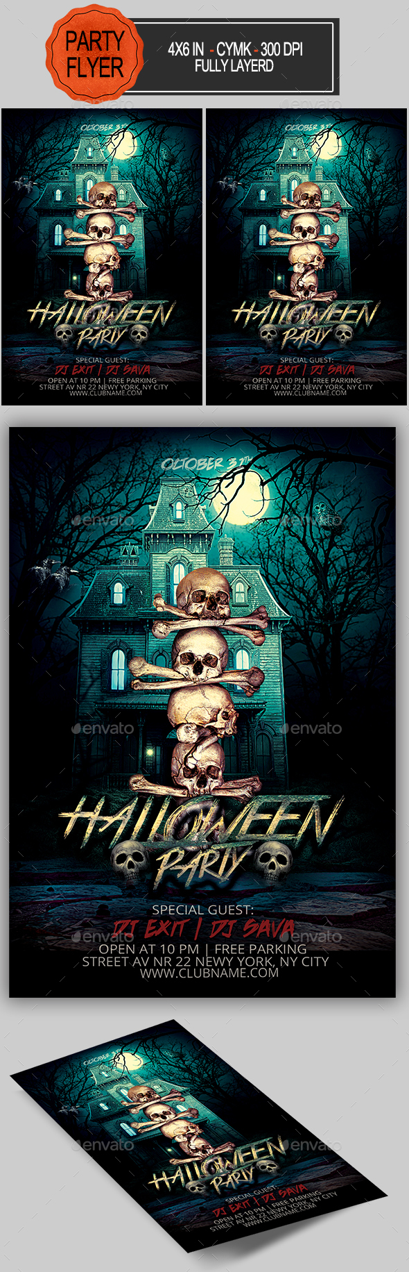 Halloween Flyer - Clubs & Parties Events
