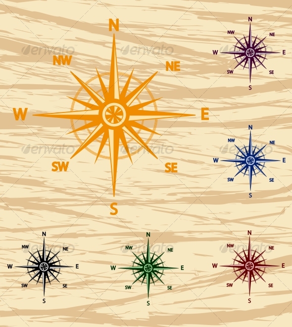 wind rose - Travel Conceptual