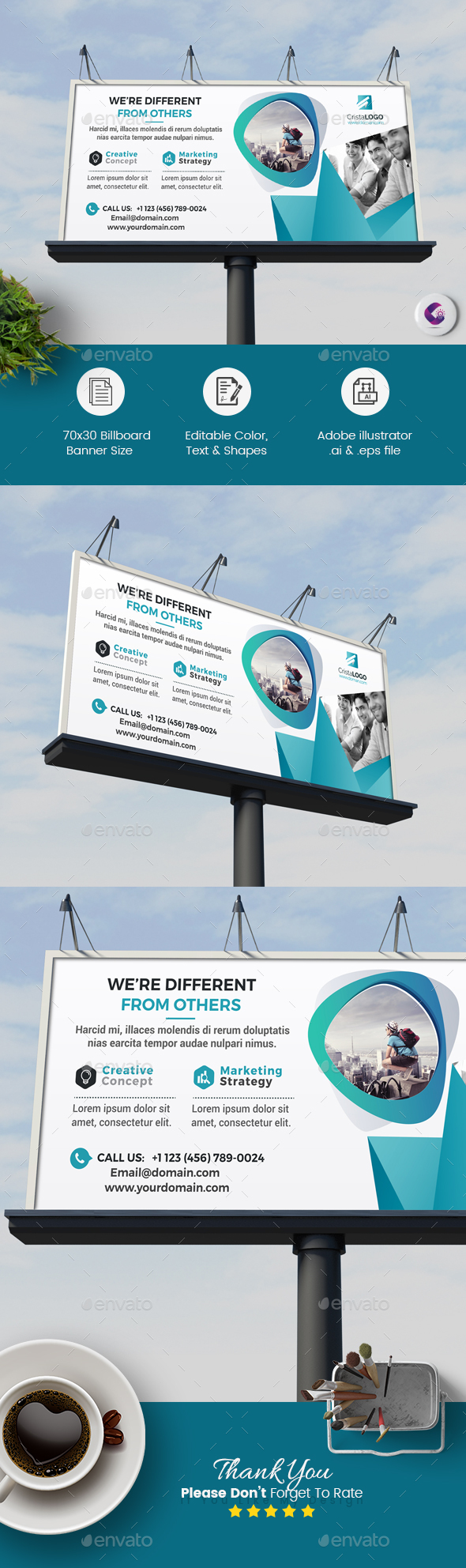 Billboard Template - Corporate Brochures