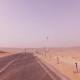 New Road From Oasis Liwa To Moreeb Dune in Rub Al Khali Desert Stock Footage Video - VideoHive Item for Sale