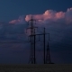 Electricity Pylons and the Evening Sky - VideoHive Item for Sale