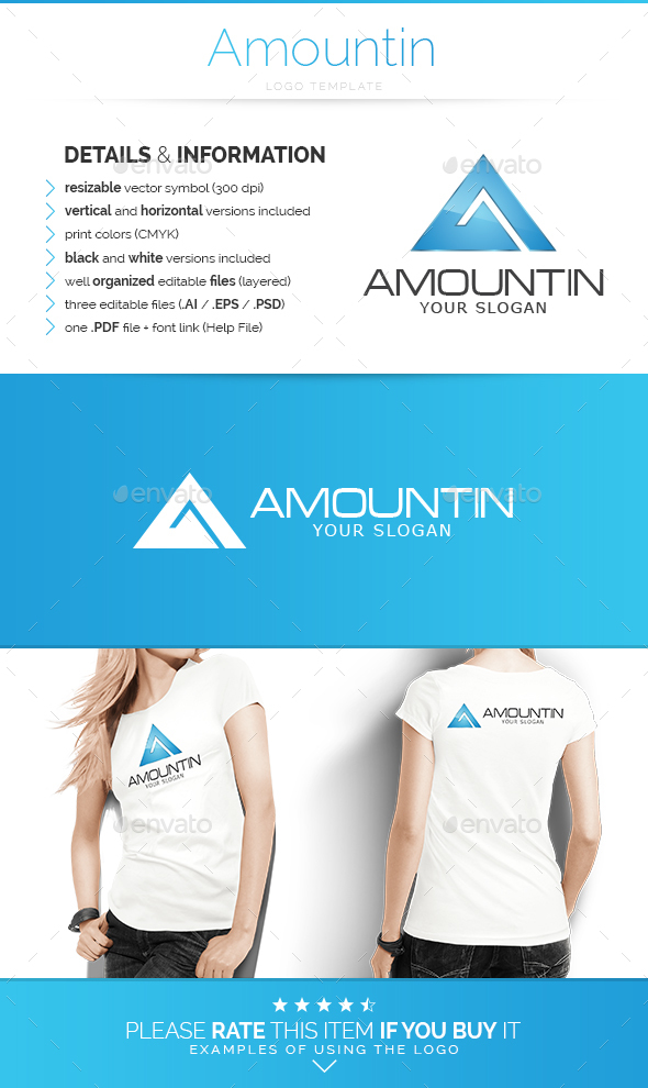 Amountin - Logo Template - Letters Logo Templates