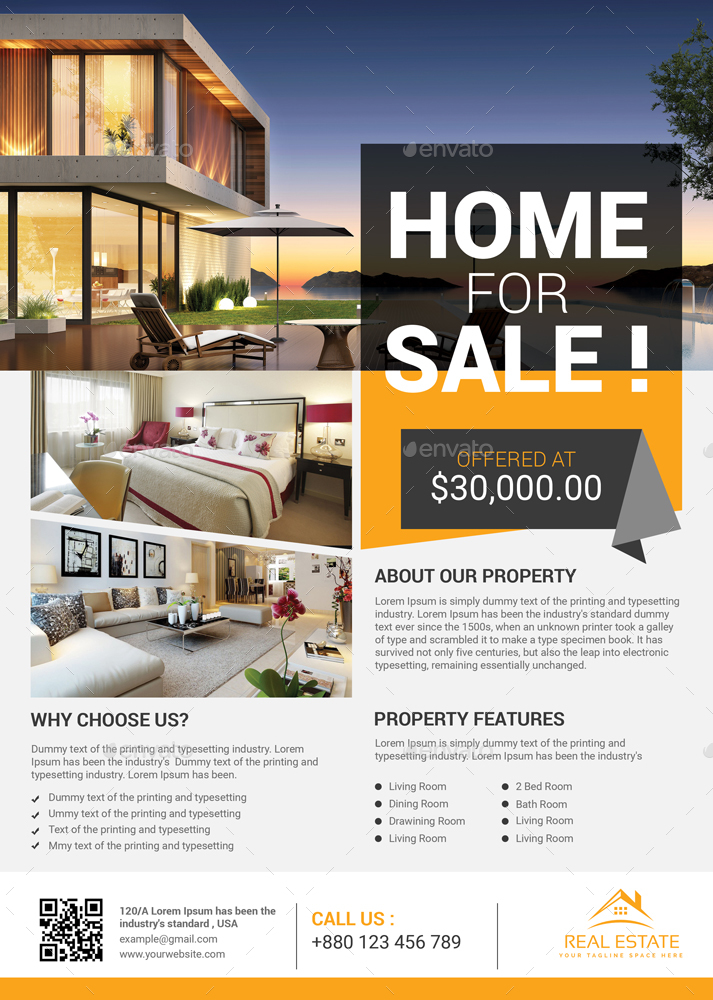 Real Estate Flyer Bundle Templates, Print Templates | GraphicRiver