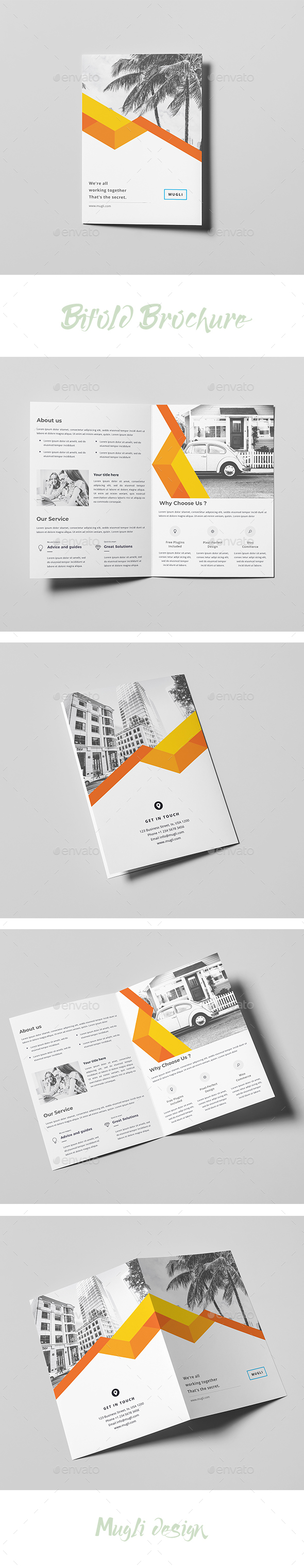 Bifold Brochure Template - Corporate Brochures
