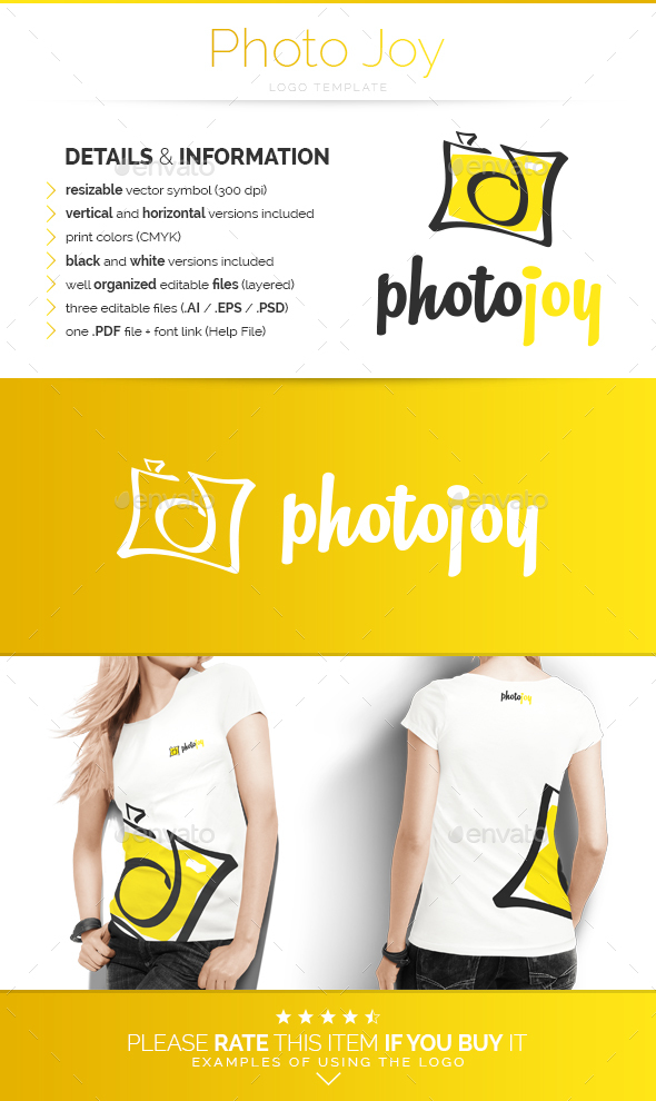Photo Joy - Logo Template - Objects Logo Templates