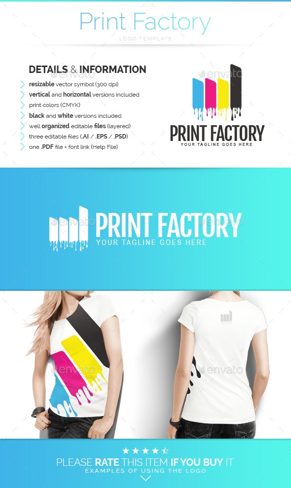 Print Factory - Logo Template - Buildings Logo Templates