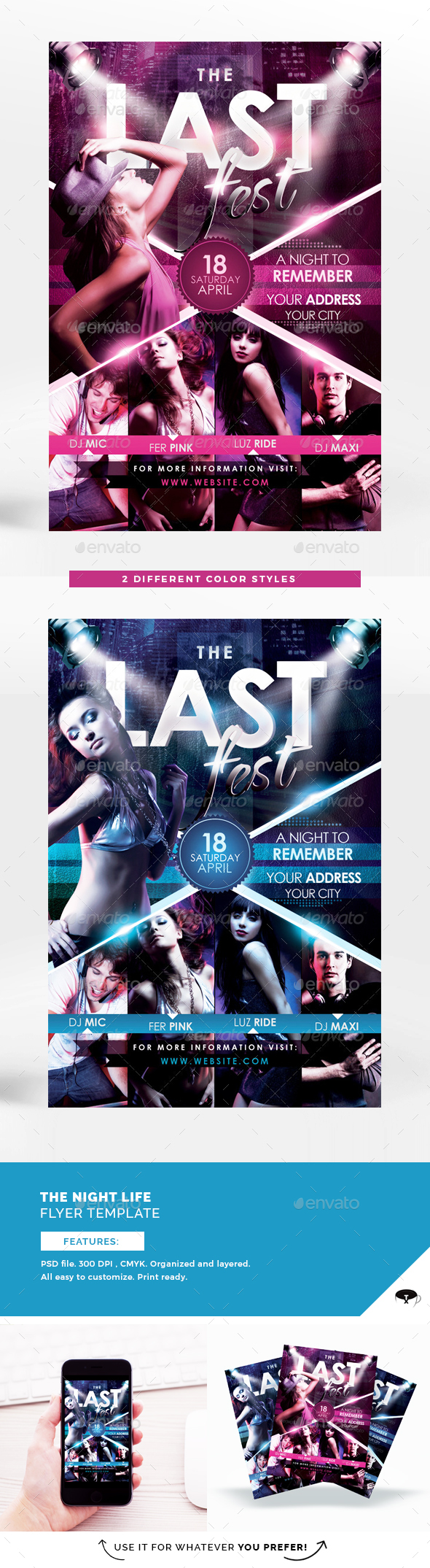 The Last Fest Flyer Template - Flyers Print Templates