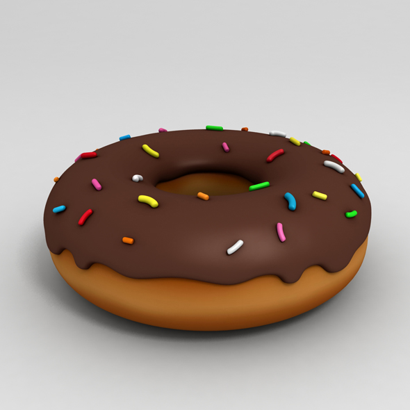 Cartoon Donut - 3Docean 22453380