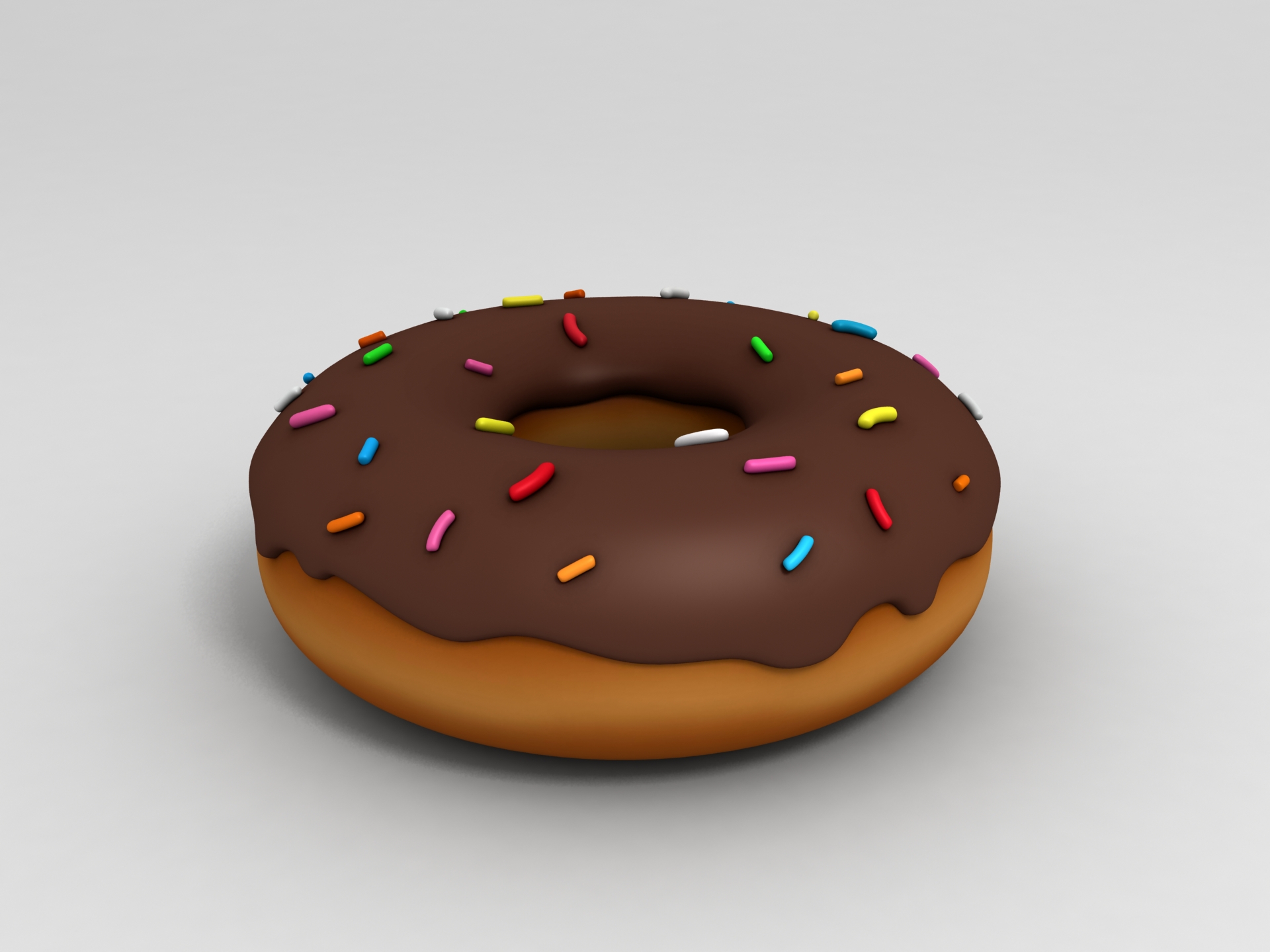 Cartoon Donut by BariaCG | 3DOcean