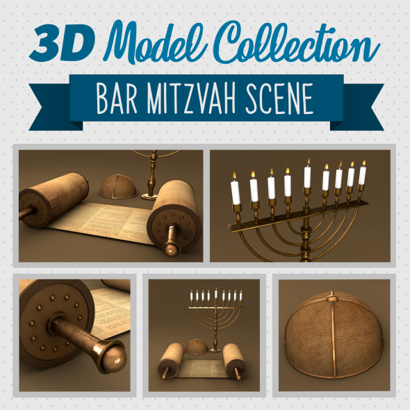 Bar Mitzvah Collection - 3Docean 22453538