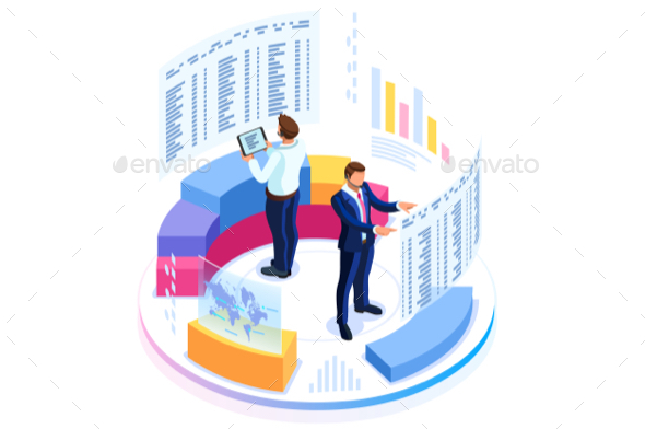 Financial Consulting for Business Banner - Concepts Business