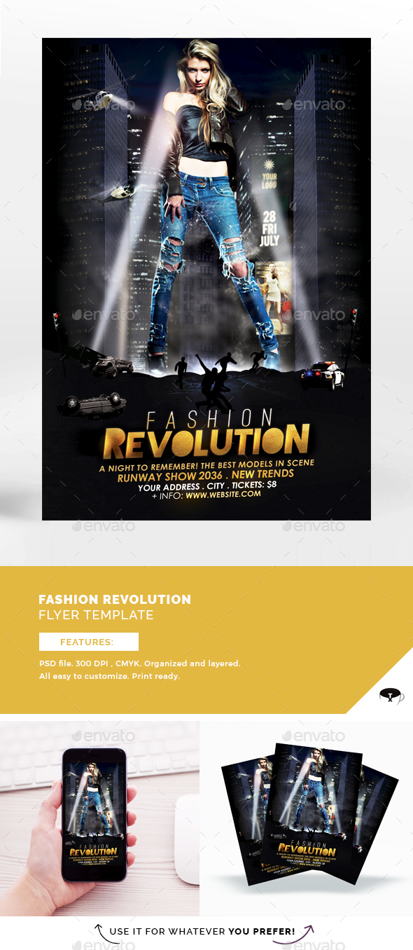 Fashion Revolution Flyer Template - Flyers Print Templates