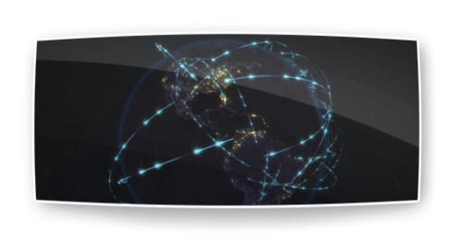 Abstract of World Network, Internet and Global Connection Concept