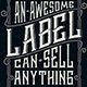 Whiskey label font