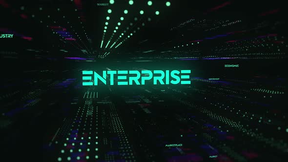 Sci Fi Digital Economics Word Enterprise alt