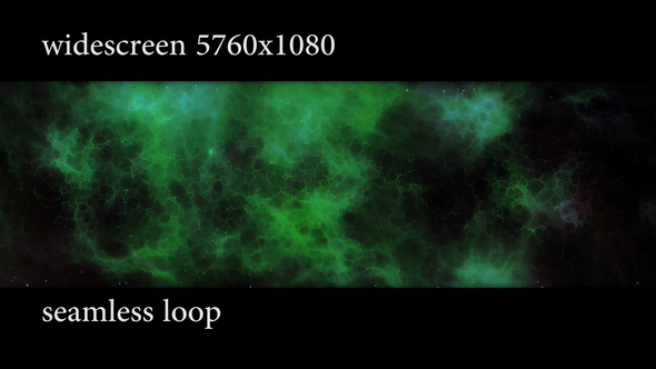 Green Nebula Widescreen