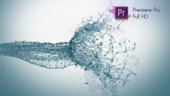 Thrusting Liquid Logo Reveal- Premiere Pro