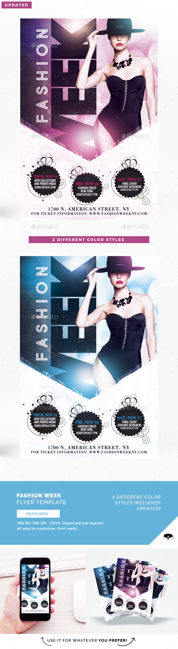Fashion Week Flyer - Miscellaneous Events
