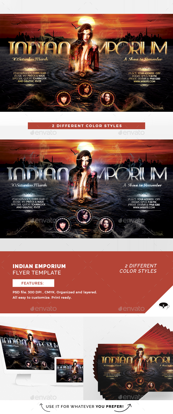 Indian Emporium Flyer Template - Flyers Print Templates