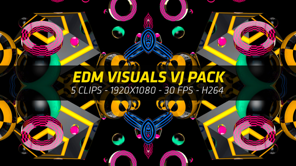 EDM Music Visuals VJ Pack 4 alt